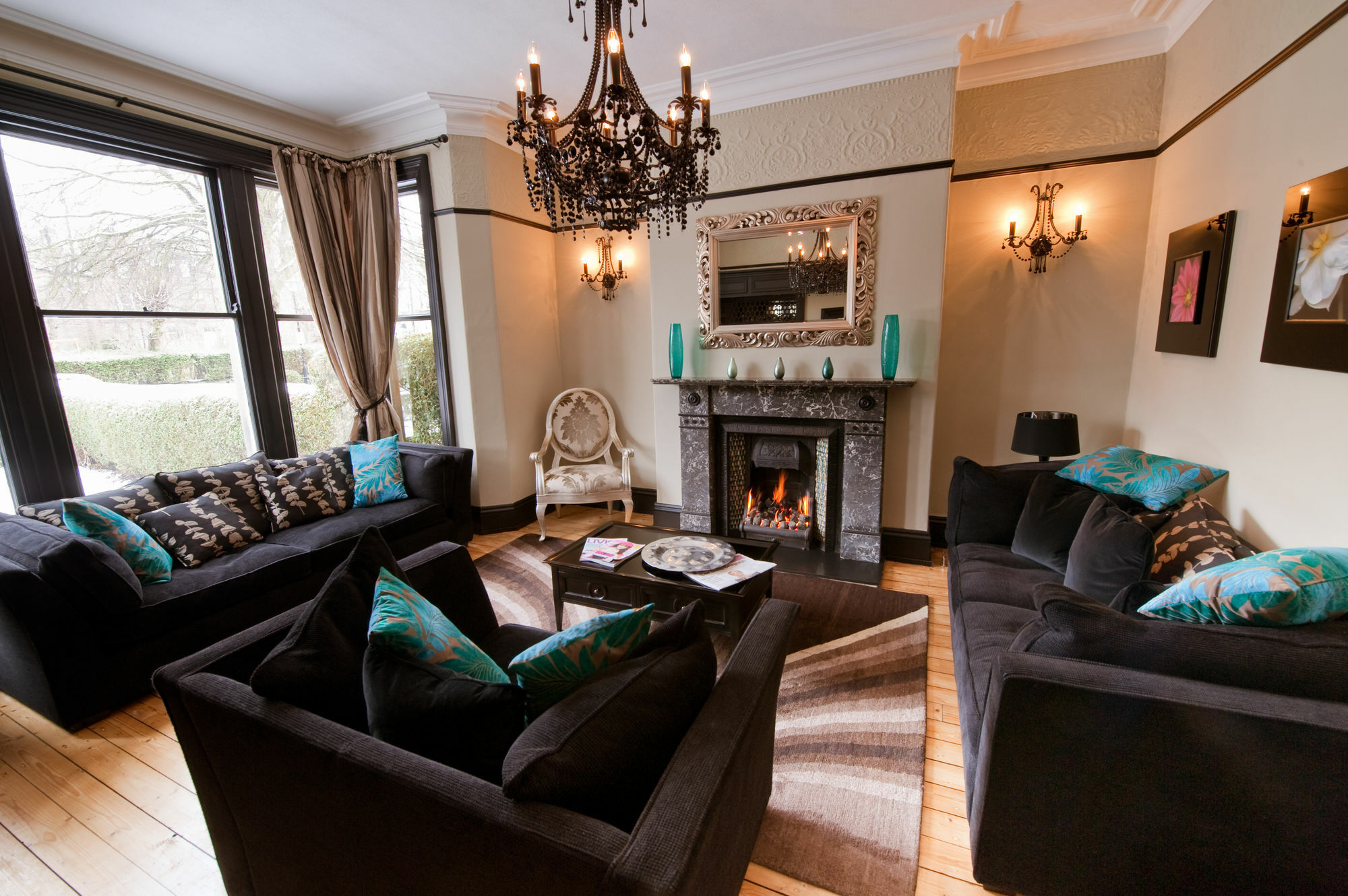 格拉夫顿精品酒店 哈罗盖特 外观 照片 The Drawing Room at The Old Vicarage